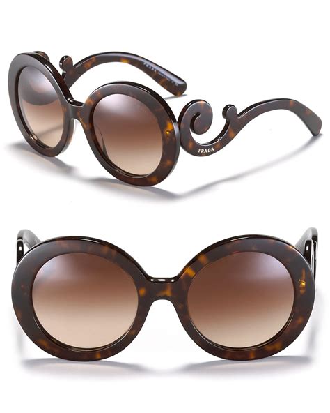 prada glasses round|Mehr.